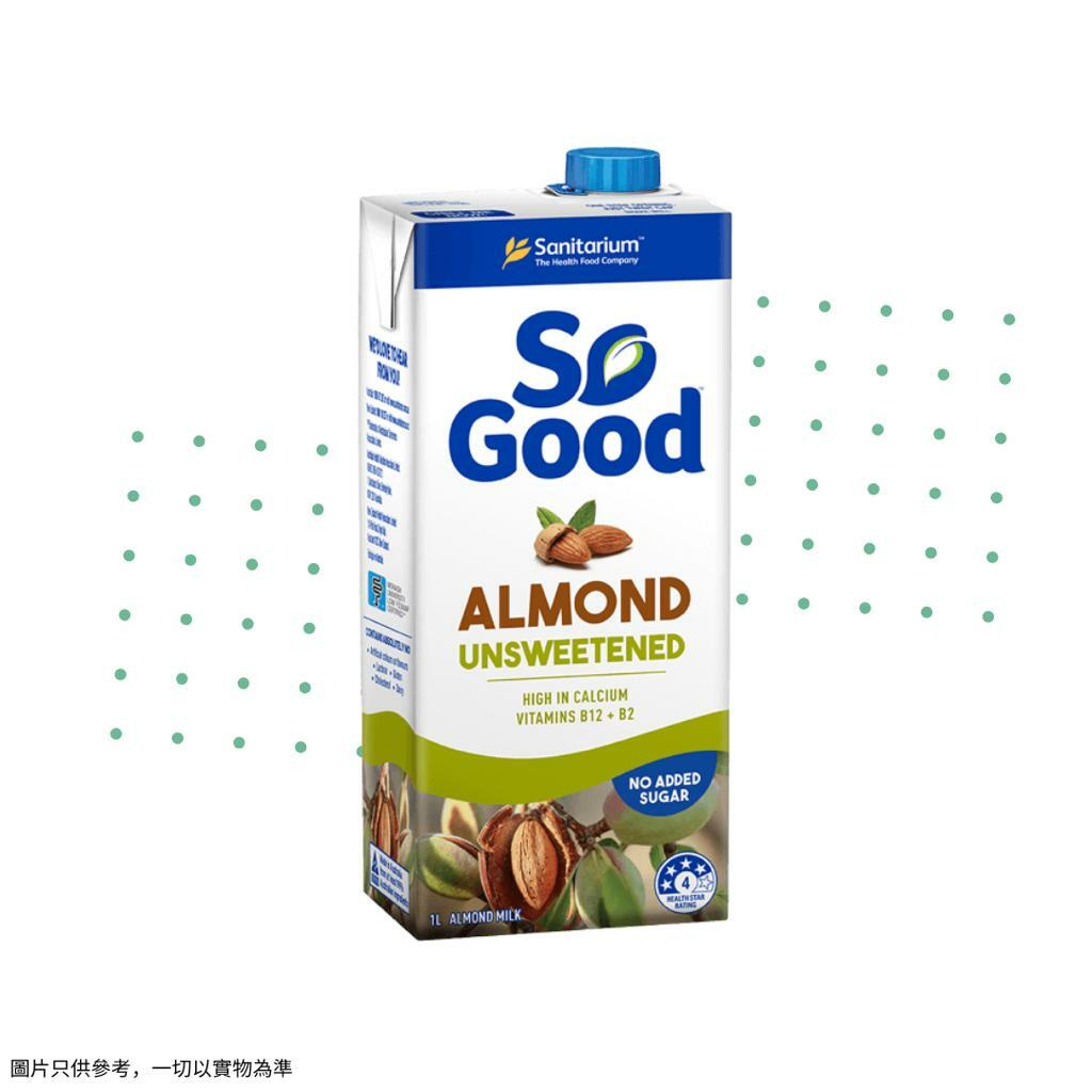 [常溫] 澳洲SO GOOD無糖杏仁奶 1L