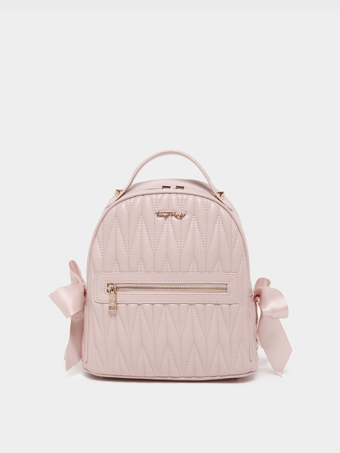 Fancy Bow Bow Ribbon Backpack (Pink)