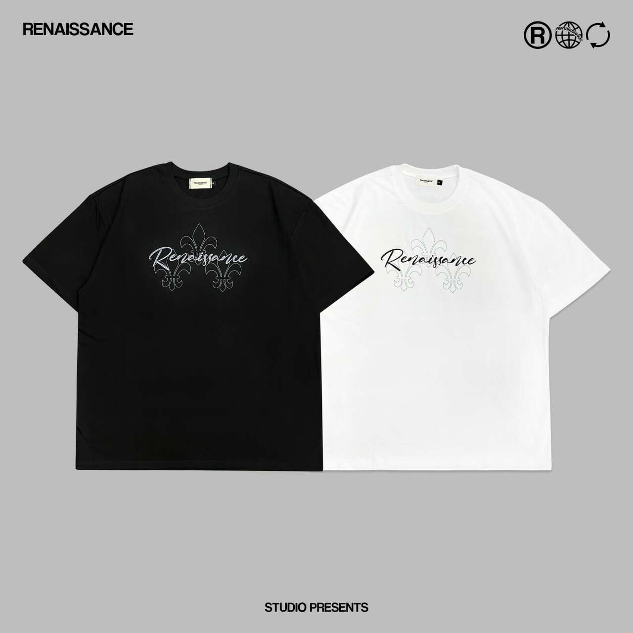 RENAISSANCE 鳶尾花 草寫LOGO 短袖 T “ IRIS LOGO TEE “