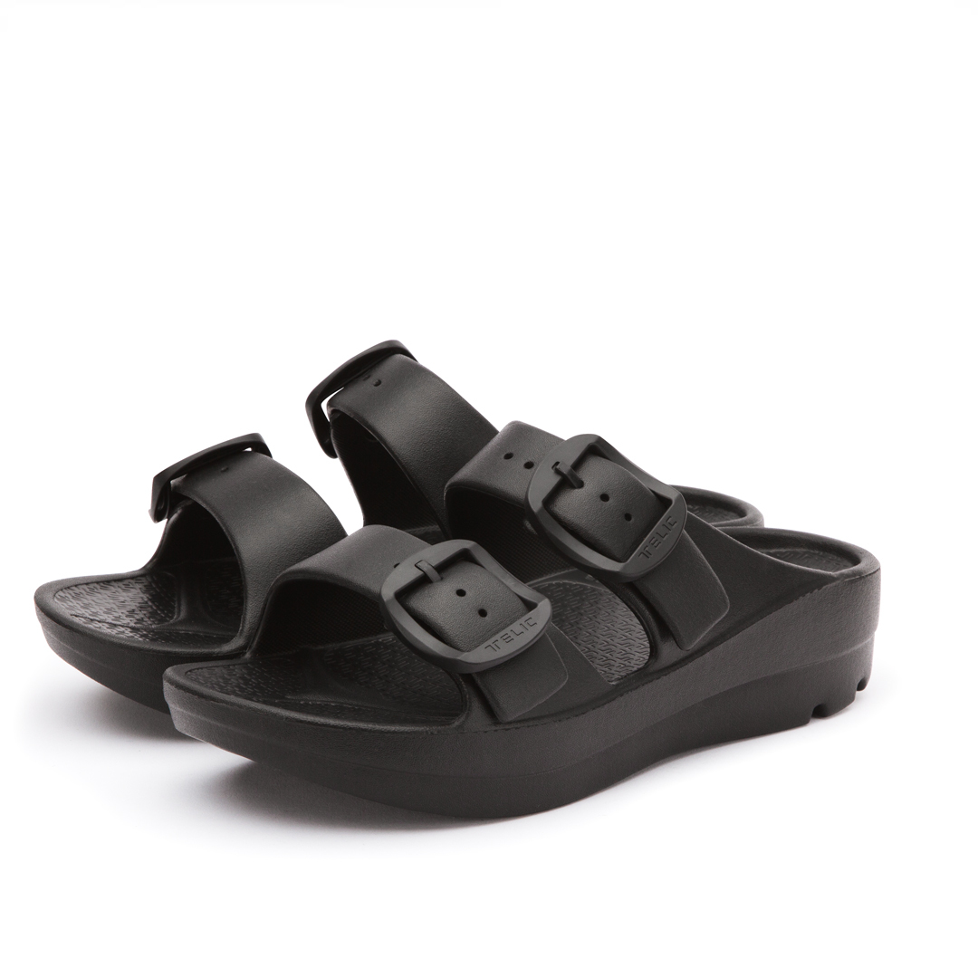 Telic - SiliComfy® 美國減壓彈力拖 - Boise Bliss 鬆糕厚底拖