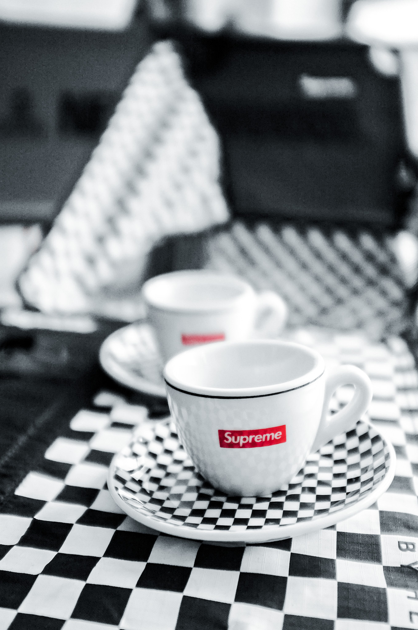 Supreme IPA Porcellane Aosta Espresso Set (Set of 2) Black - SS22 - US