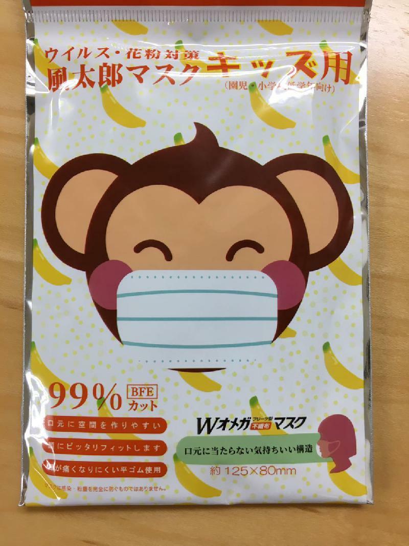 日本 BIKEN 風太郎平面口罩 (30入)