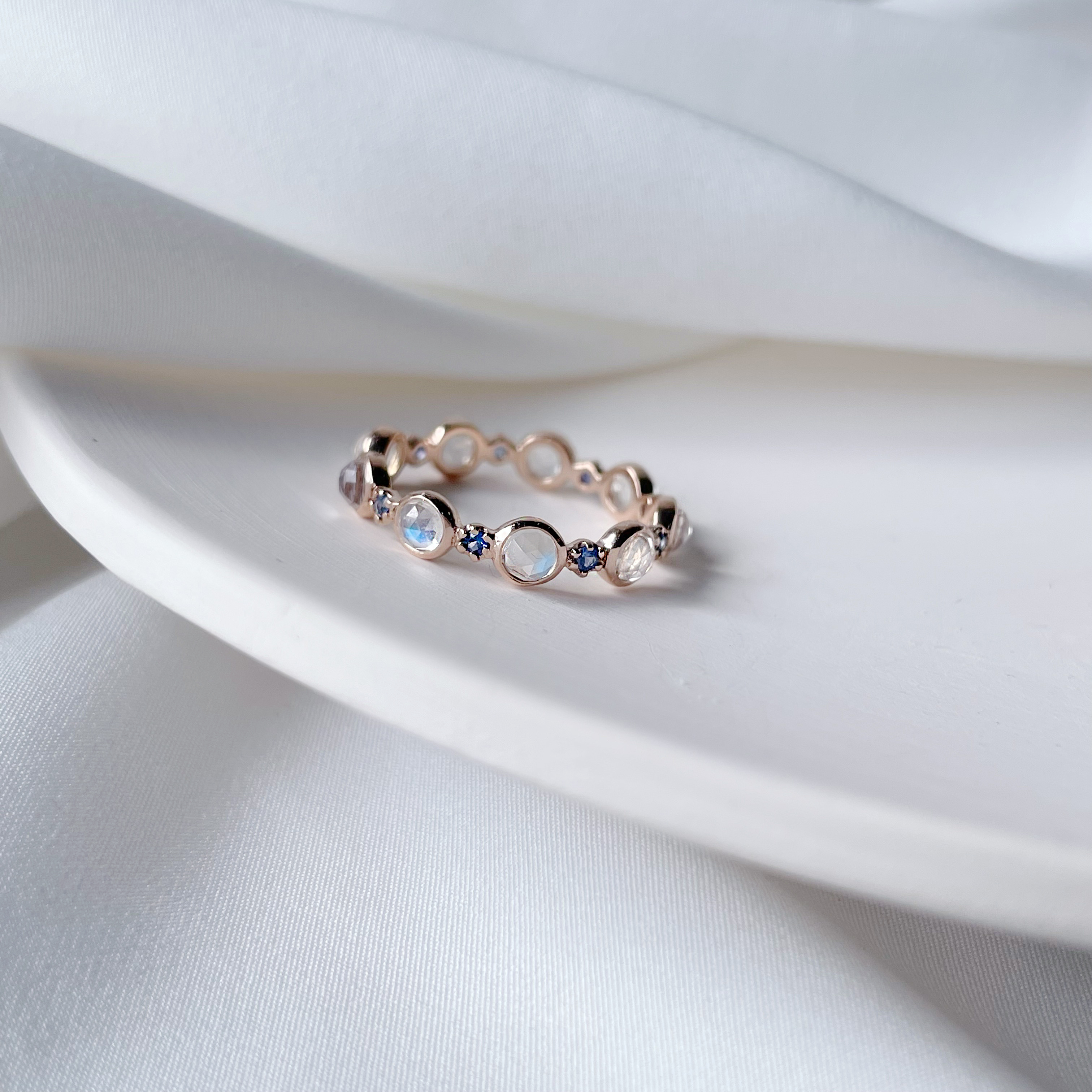 14K Jelly月光藍寶戒指