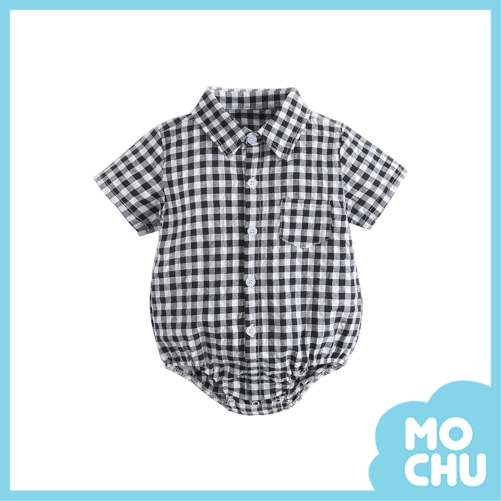 格紋襯衫包屁衣(四色)