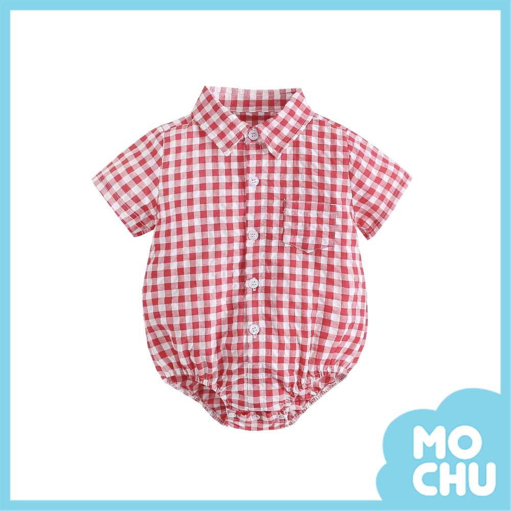 格紋襯衫包屁衣(四色)