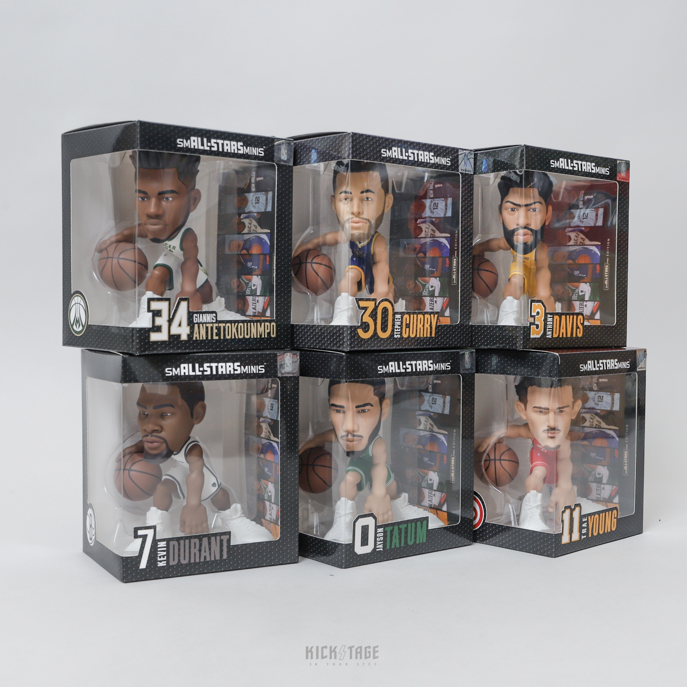 smALL-STARS NBA 6"人型公仔 六款 勇士 塞爾提克 籃網 老鷹 公鹿 湖人【smtoy-7807D】