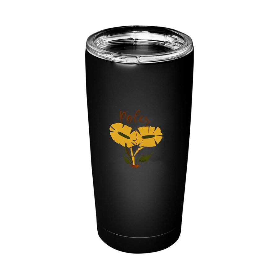 POLER｜保溫杯-黑 20 OZ STAINLESS STEEL TUMBLER