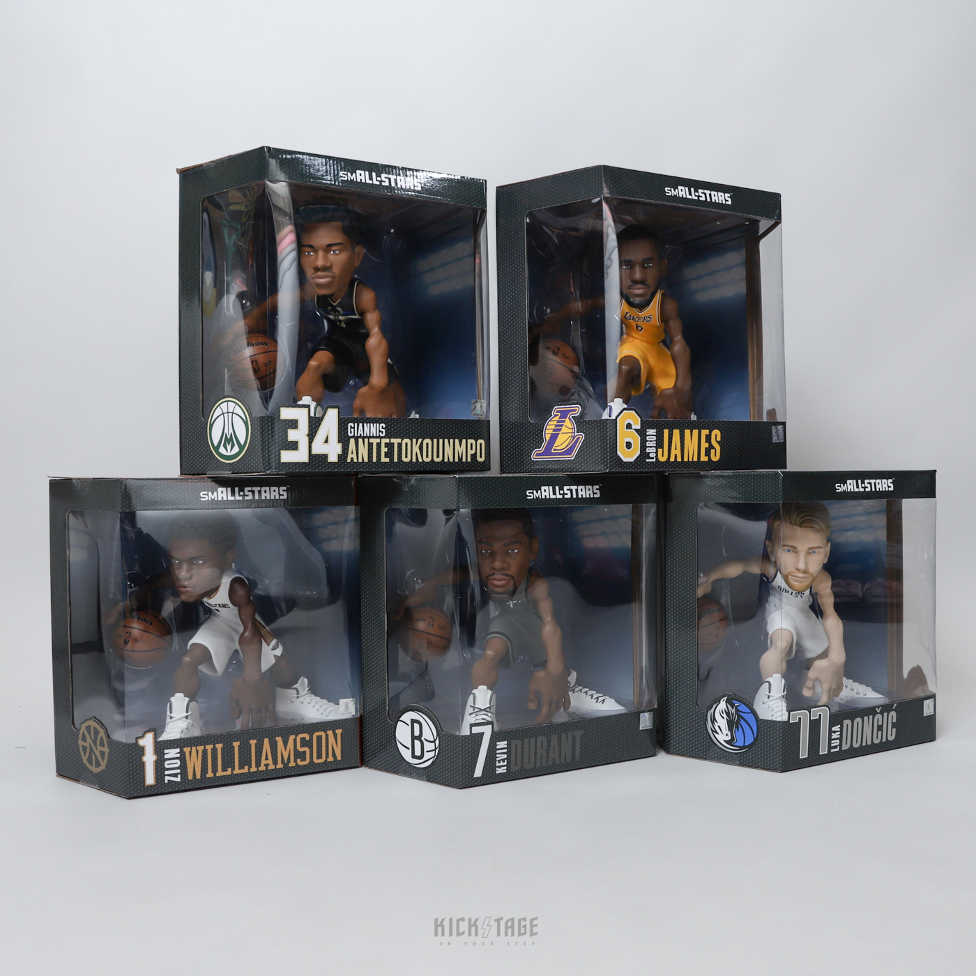 smALL-STARS NBA 11" Lebron Doncic Zion 字母哥 KD 人型公仔 五款 湖人 籃網 獨行俠 鵜鶘 公鹿【SMTOY-8219S】FREAK