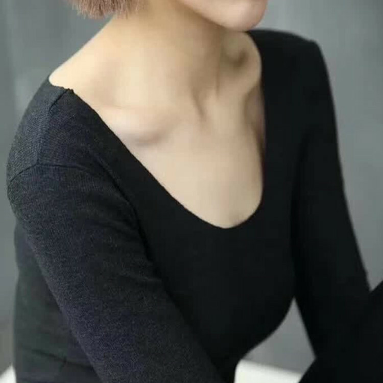 女款-科技纖維色拉姆紡絨保暖發熱衣(加厚版)