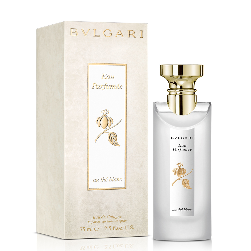 外包裝輕微受損) Bvlgari 寶格麗白茶中性古龍水75ml (Barcode：78332047250