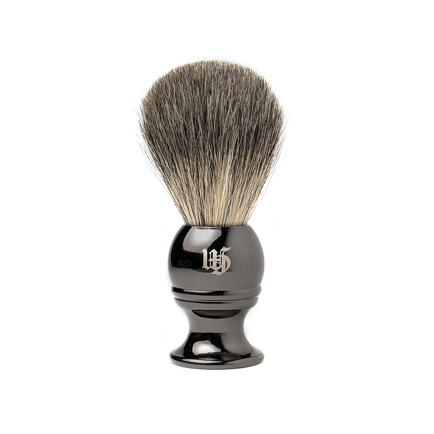 英國 Grand Manner 獾毛刮鬍刷 / 刮鬍泡刷（槍鉻）