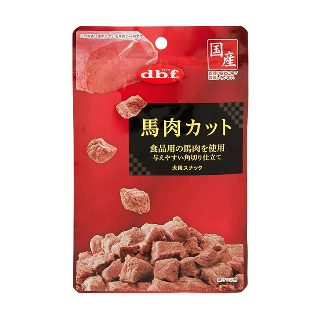 日本直送d.b.f.馬肉粒40g