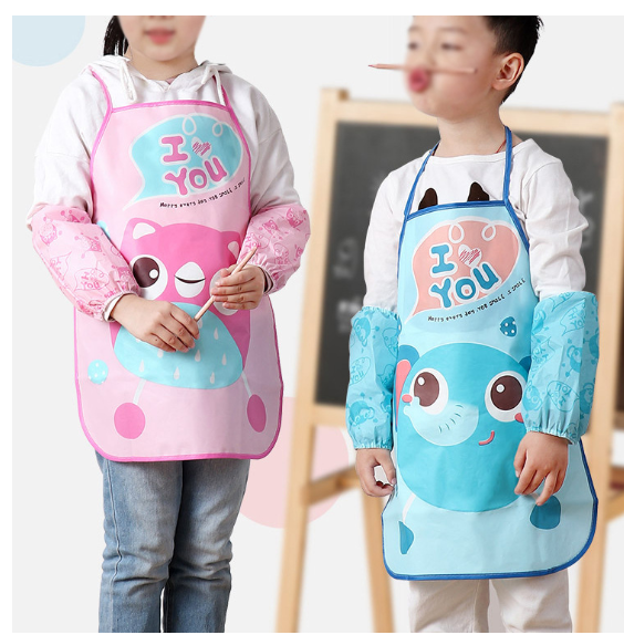 Malaysia 儿童卡通围裙 (无附送袖子）