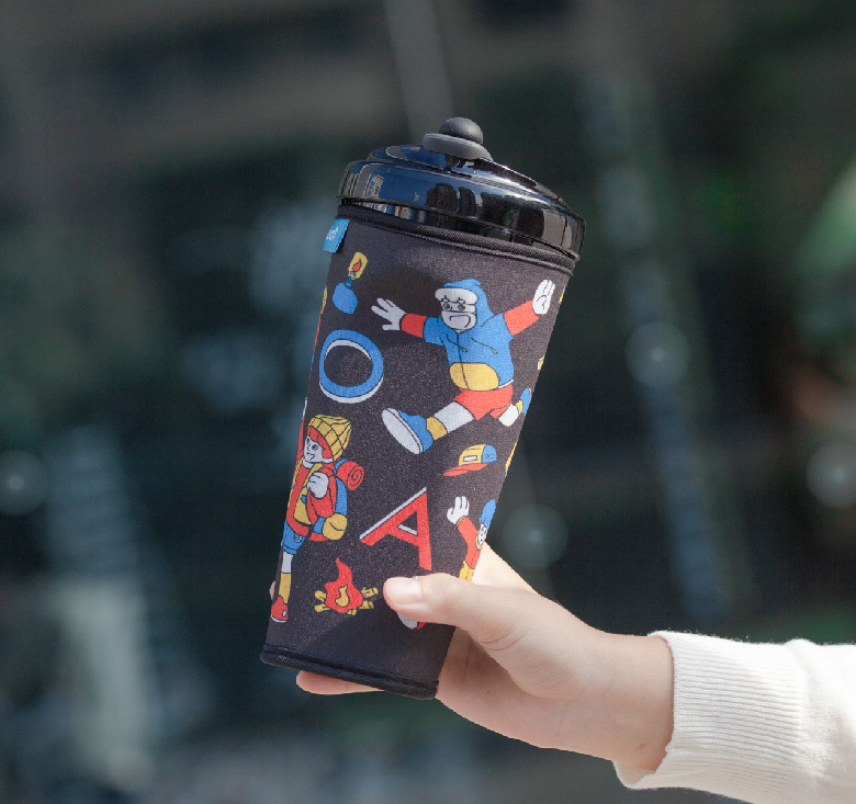 Printing Sleeve for Boba Cup｜Black