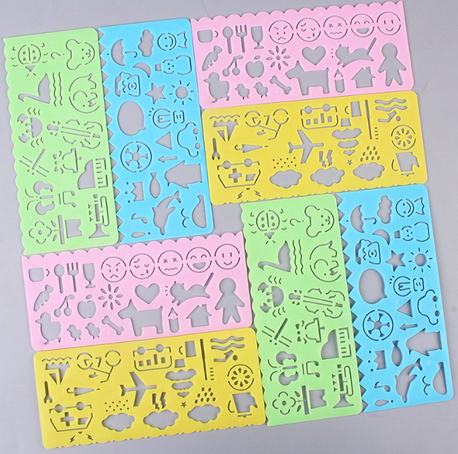 绘画尺模板尺（一套4把）