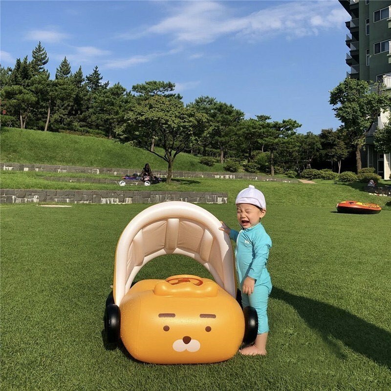 好Q的遮陽棚方向盤泳圈