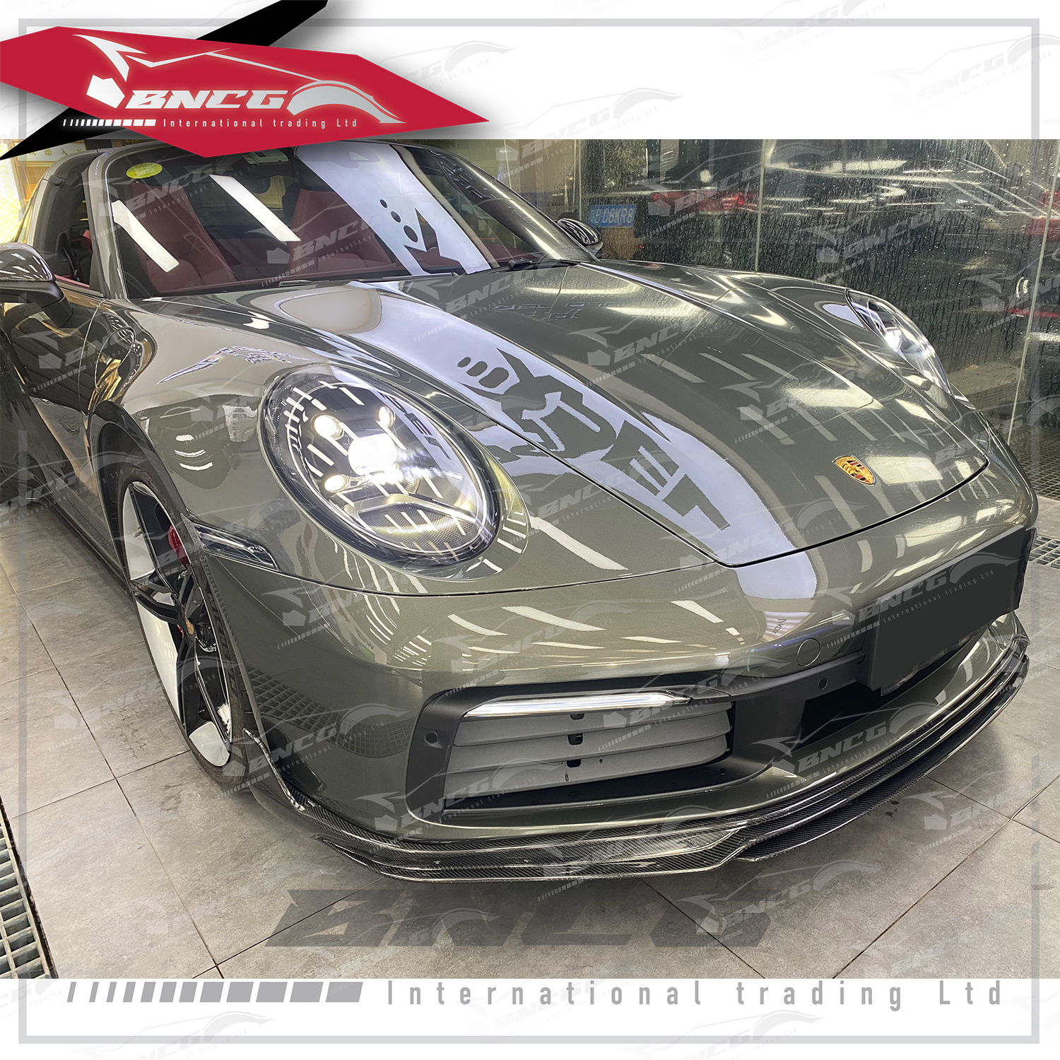 保時捷 Porsche 911 991 992 改裝 卡夢 碳纖維 空力套件 前下巴 側裙 後下巴 後照鏡殼