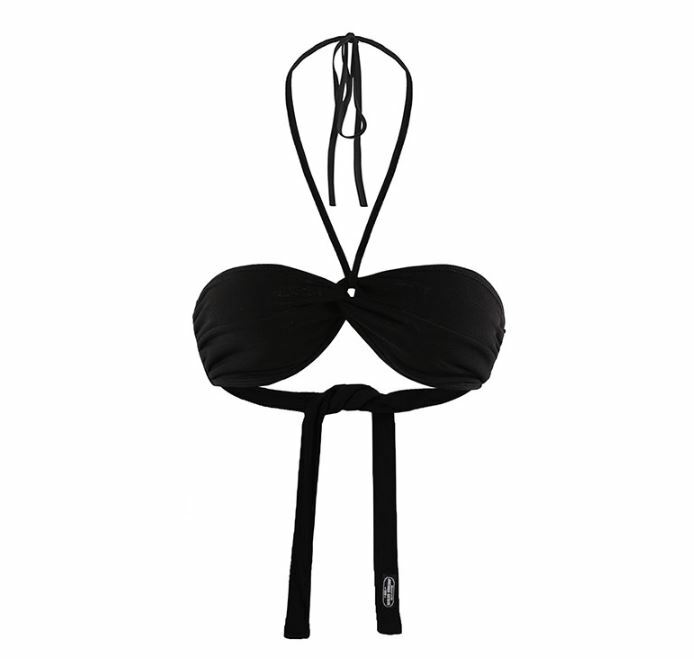 BADBLOOD Workshop Halter Neck Aqua Bra 繞頸 內衣 黑 w-bra22-010