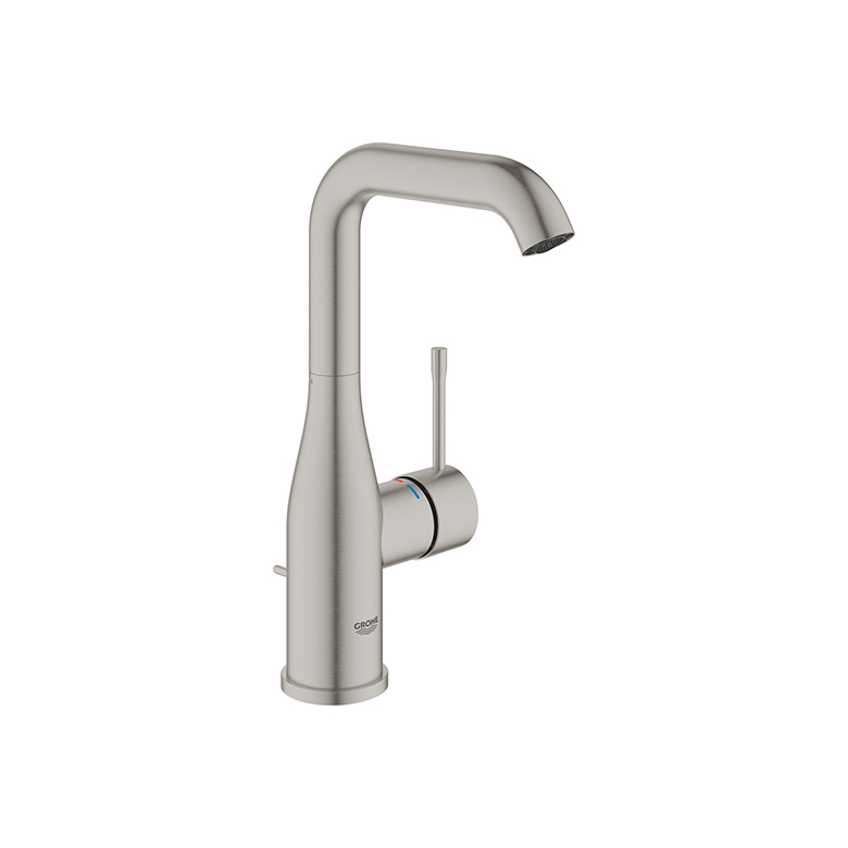 Grohe New Essence 面盆龍頭 L-size-霧黑/超鋼色/玫瑰金 | 葡萄牙製 | 星閃電鍍技術 | 節能省水