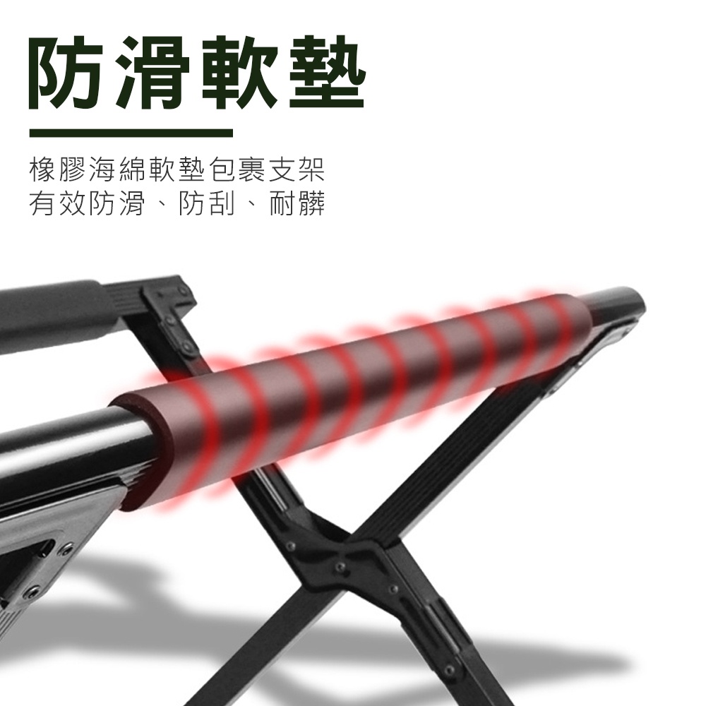 【逐露天下】硬漢 黑化可調冰箱腳架