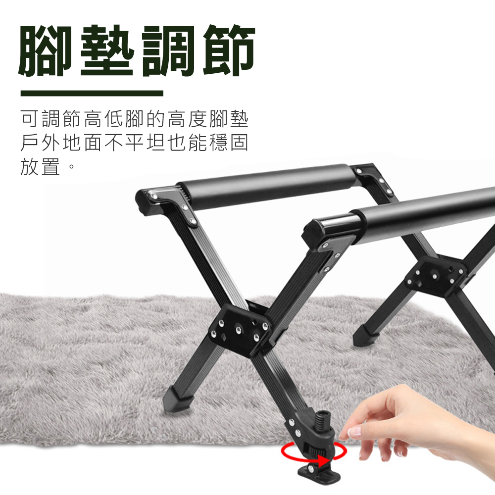 【逐露天下】硬漢 黑化可調冰箱腳架