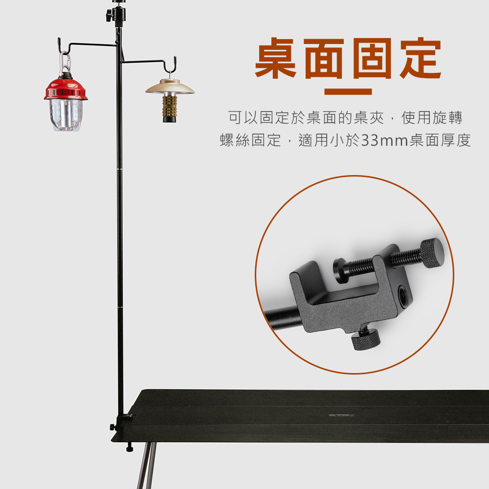 【THOUS WINDS】 M10折疊雙頭輕量燈架