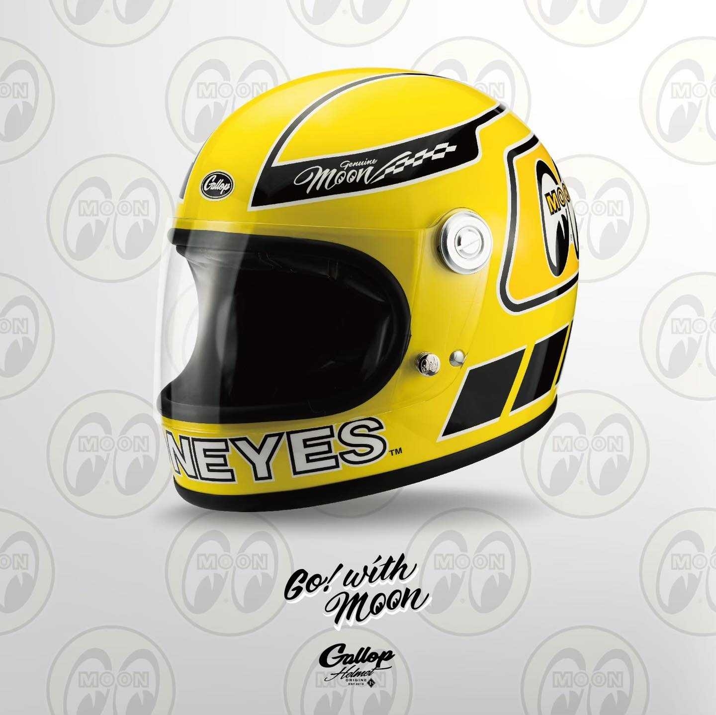 GALLOP TRACK MOONEYES 黃 樂高帽