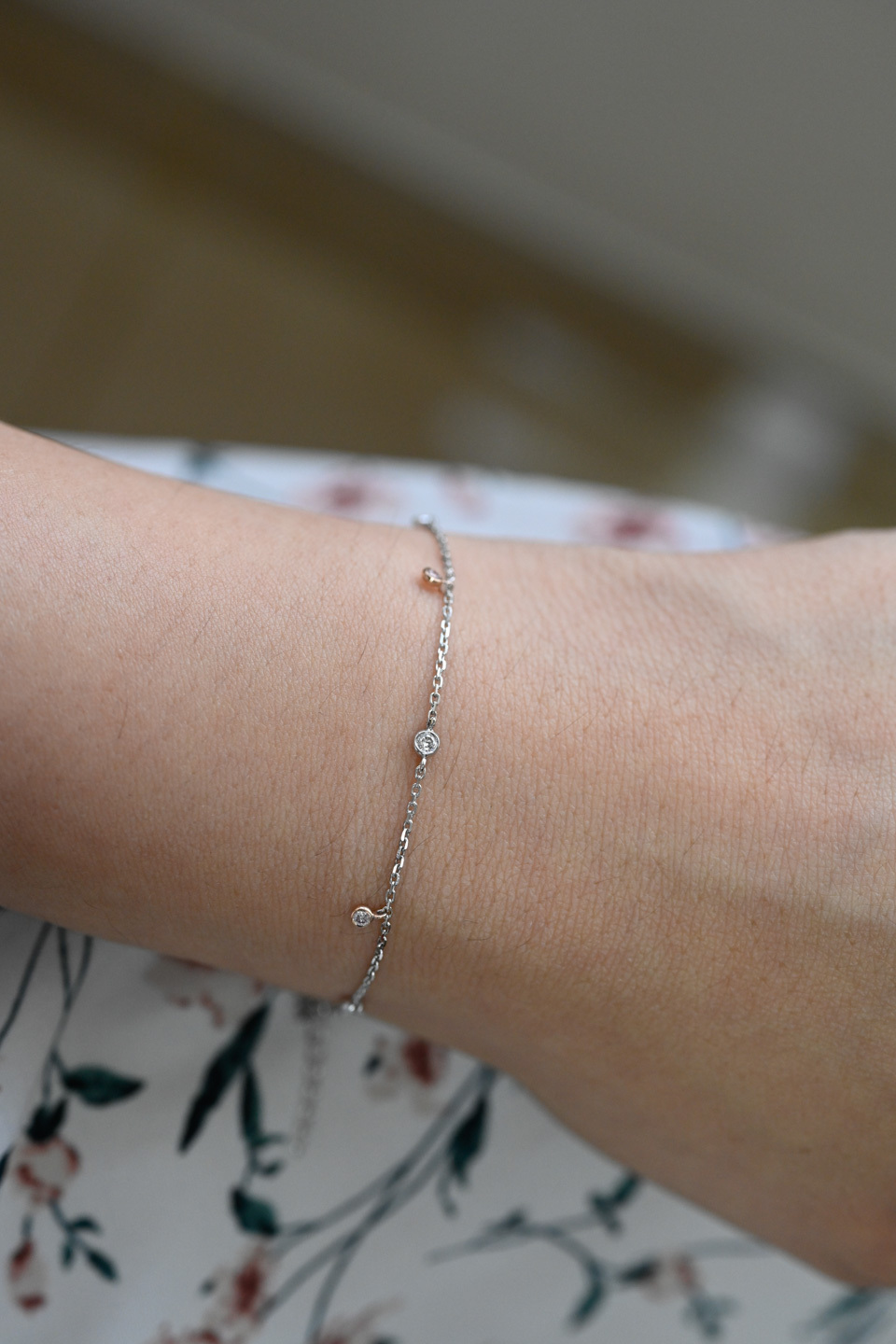 18K Twinkle Pink Diamond Bracelet