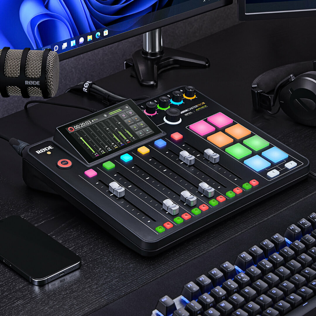 RØDECaster Pro II Integrated Audio Production Studio 直播