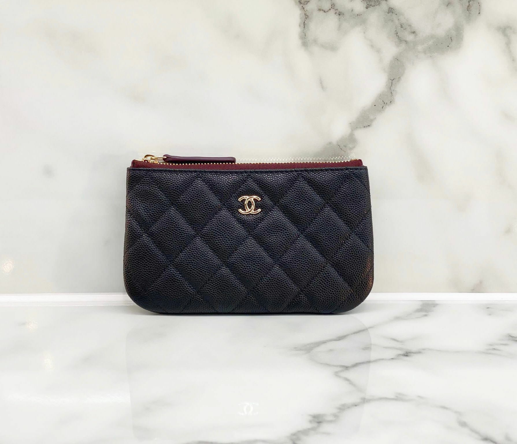 Chanel Classic 拉鏈零錢包Coins Bag - 黑色A82365 B01481 C390