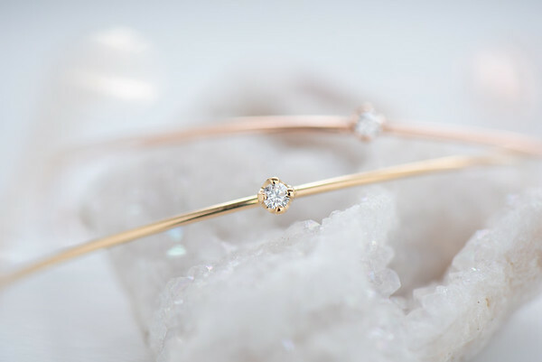 18K Half Bangle Chain Bracelet