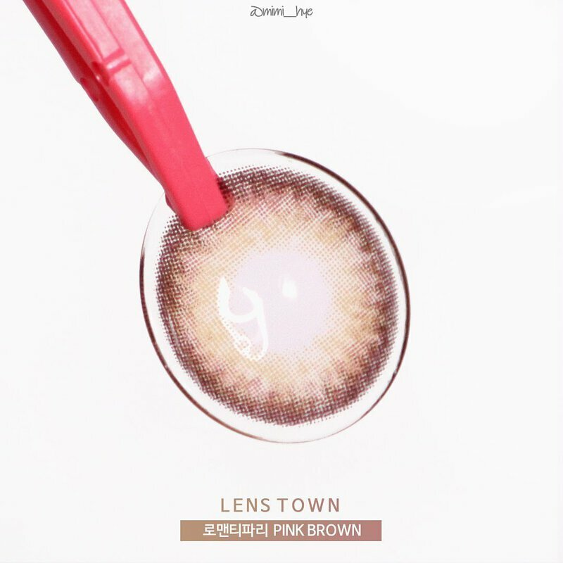 [預訂] Lenstown Romantea Paris 每月拋棄彩妝隱形眼鏡｜每盒2片 (Pink Brown)