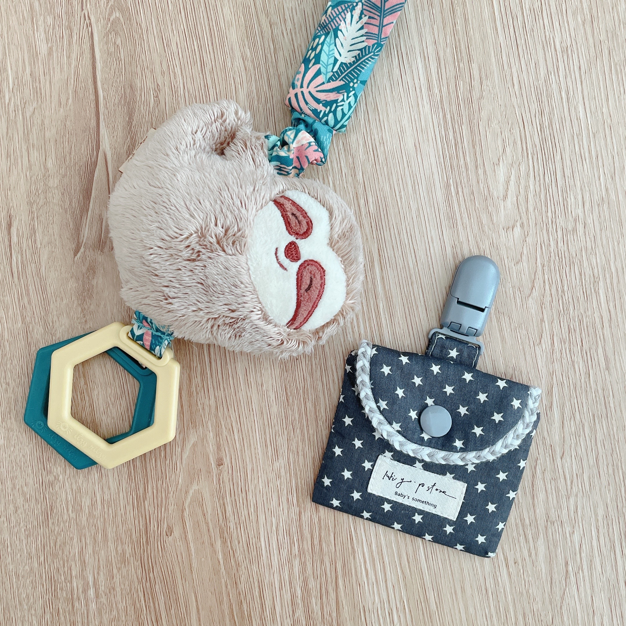 Hi Y.P store-平安符袋-鐵灰星星