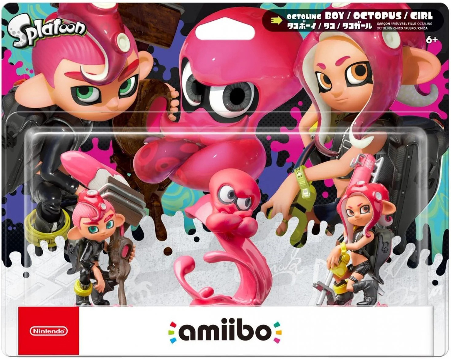 amiibo 粉色章魚組合 (斯普拉遁 漆彈大作戰)