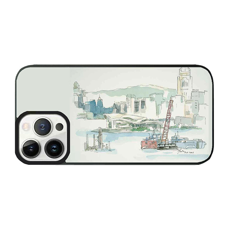 中環海傍 ※ 正在填海中的金鐘一帶及新中環碼頭