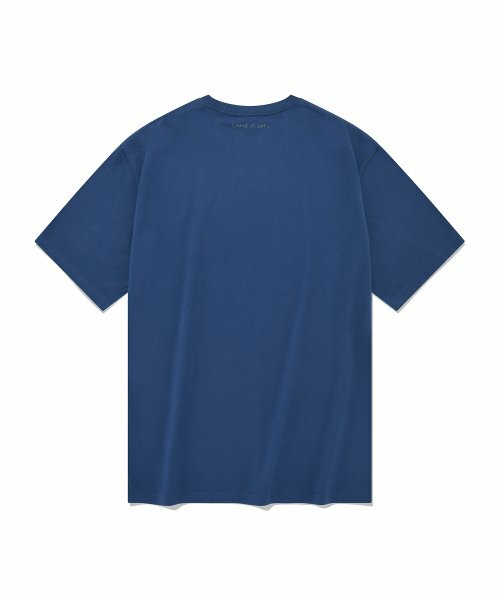 Mark Gonzales  ICY 棉質 夏威夷 短袖 T恤 藍色