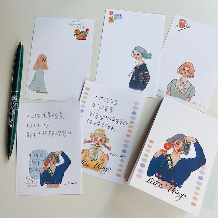 花田攝影女孩 便條本 50枚｜甜蜜生活