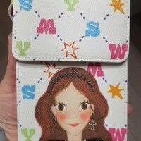 [S] YSW H0XBG05WHLNF FLAP PHONE WALLET LUNA,WHITE, 8809190121937 (FINAL SALES) (SYW17)