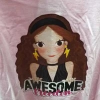 [S] YSW SILHOUETTE T-SHIRT F LUNA,PINK, G2WTS10PKLNF (FINAL SALES) (SYW35)