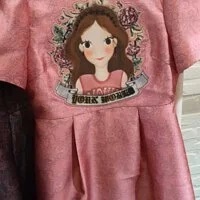 [S] YSW YOUK WORLD LOGO FORMAL DRESS,PINK, C2556LUNA01 (FINAL SALES) (SYW37)