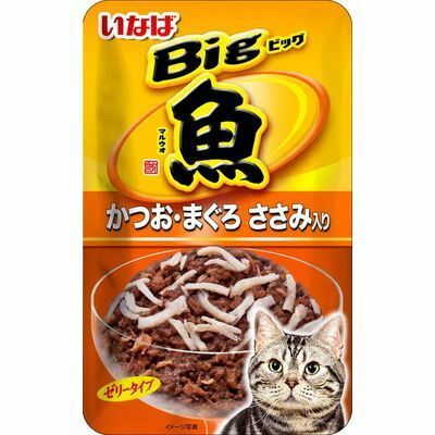 INABA BIG - 鰹魚+吞拿魚+雞肉味 80g