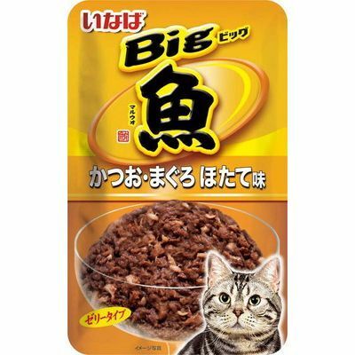 INABA BIG - 鰹魚+吞拿魚+扇貝味 80g