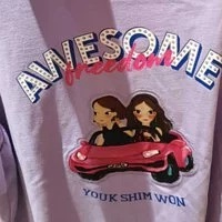 [S] YSW SPEEDING T-SHIRT F, PURPLE, G2WTS08PUXXF (FINAL SALES) (SYW45)