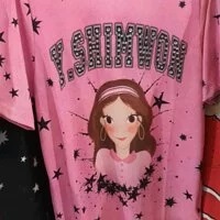[S] YSW T-SHIRT DRESS, PINK, E2550PLTS15S (FINAL SALES) (SYW46)