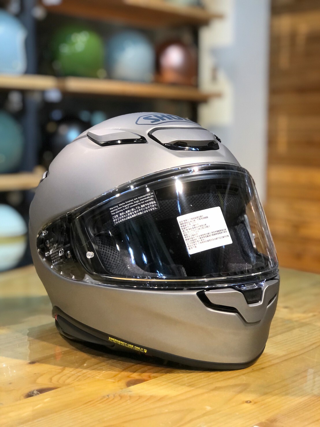 SHOEI Z-8 MATT GREY 消光灰全罩
