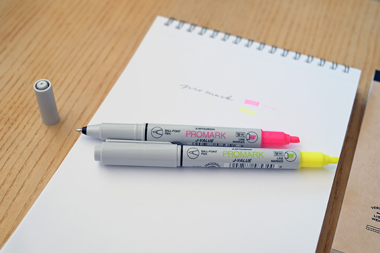 三菱 PROMARK雙頭螢光原子筆