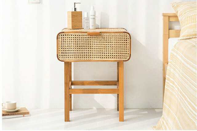 藤編床頭櫃 A22001-HLW-65