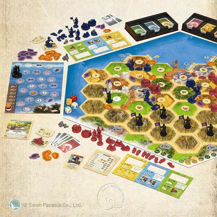 卡坦島：騎士擴充劇本-征服者傳奇 Catan Legend of the Conquerors 繁體中文版