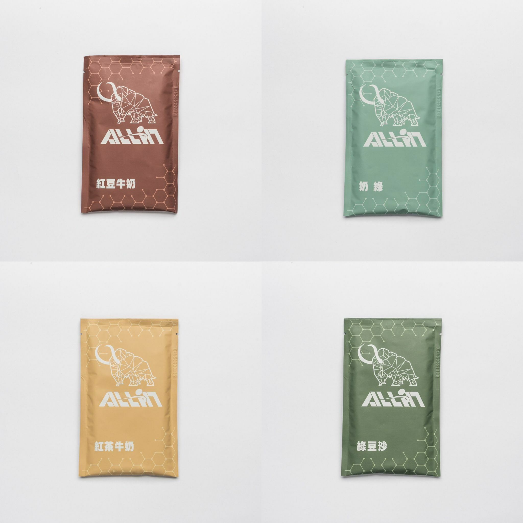 ALLIN 分離+濃縮乳清蛋白粉Whey Protein—蛋白粉(奶綠味 紅豆牛奶味 紅茶牛奶味 綠豆沙味) 有多買優惠