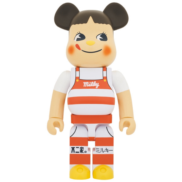 🥇現貨🥇Bearbrick 1000％ PEKO ペコちゃん ミルキー三角帽子デザイン